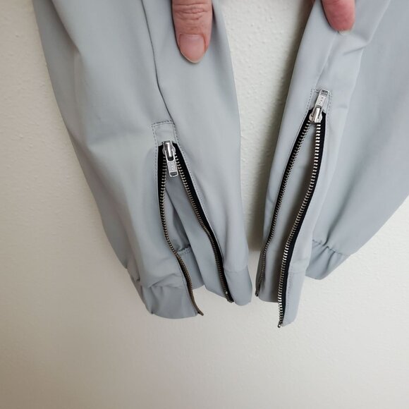 Zyia Active zippered leg gray joggers - Picture 6 of 11